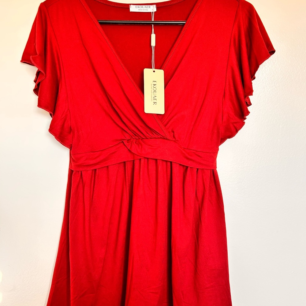 Ekouaer Red Top